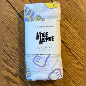 The Little Homie Organic Cotton Muslin Blanket - NWT